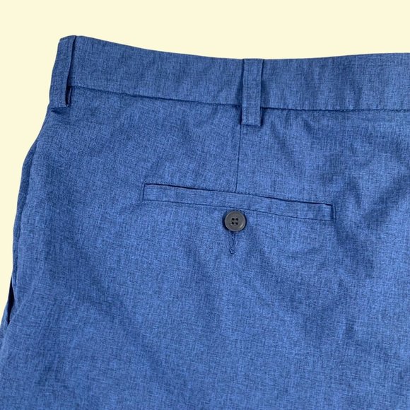 Grand Slam Performance Lightweight Chino Golf Prep Frat Shorts Blue Men 42 - Picture 4 of 7